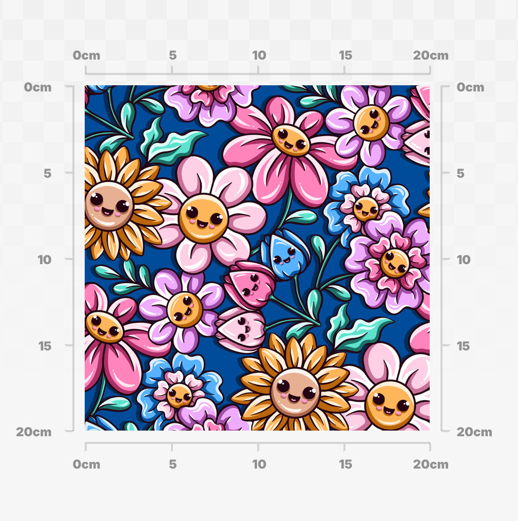 Smiley floral