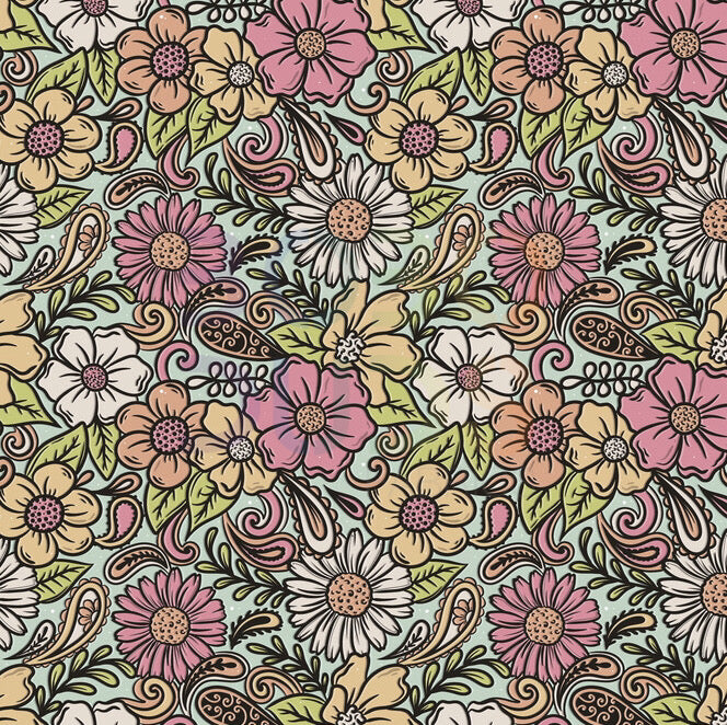 Pastel flowers