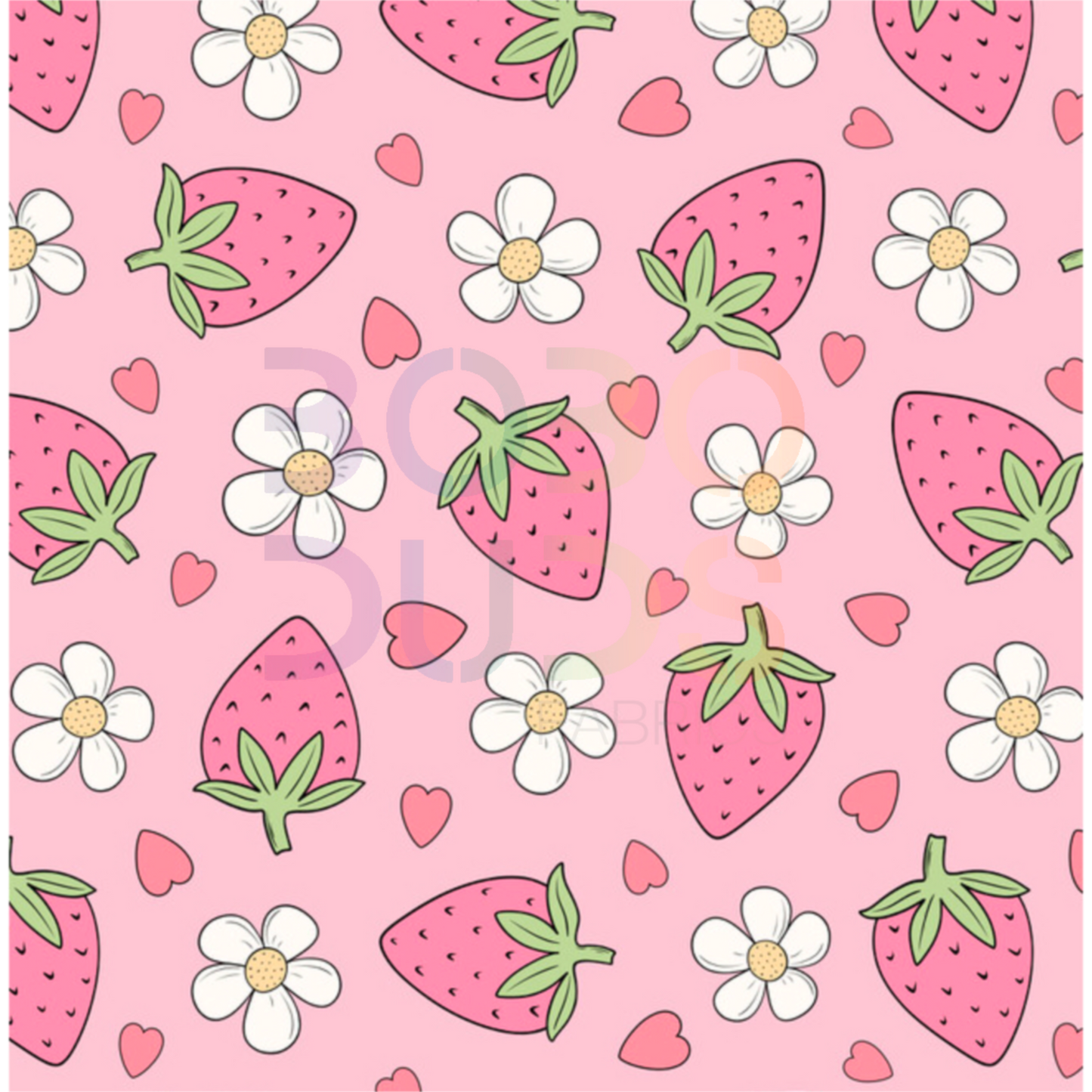 Pink strawberries
