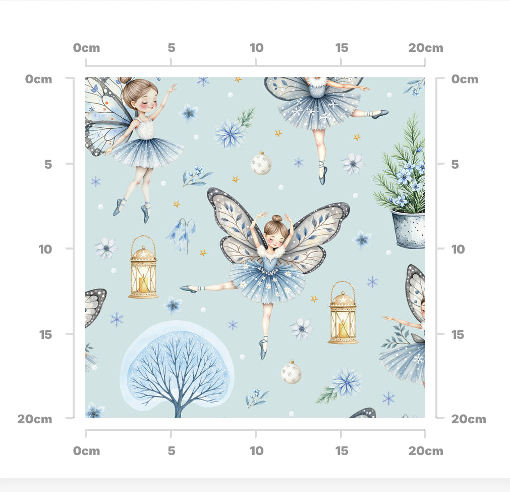 Blue Winter fairies