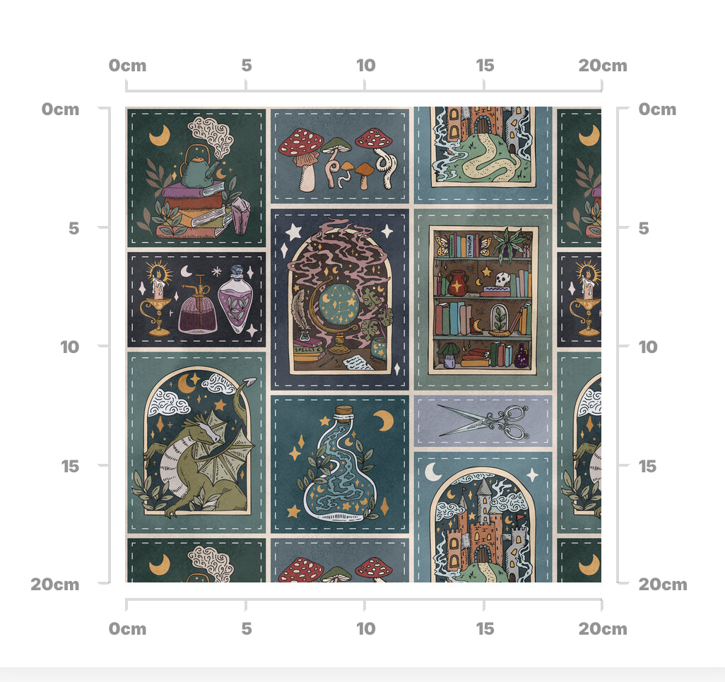 Magic quilt pewter