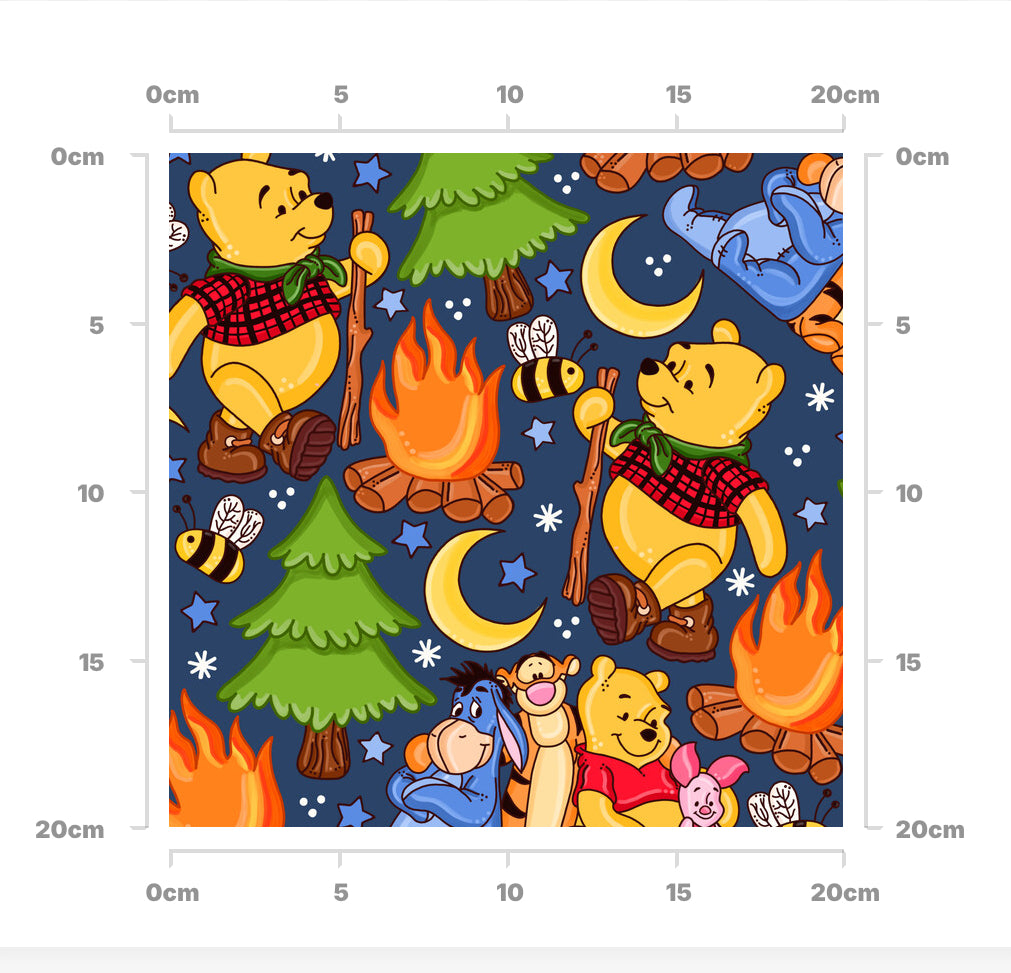 Camping bear