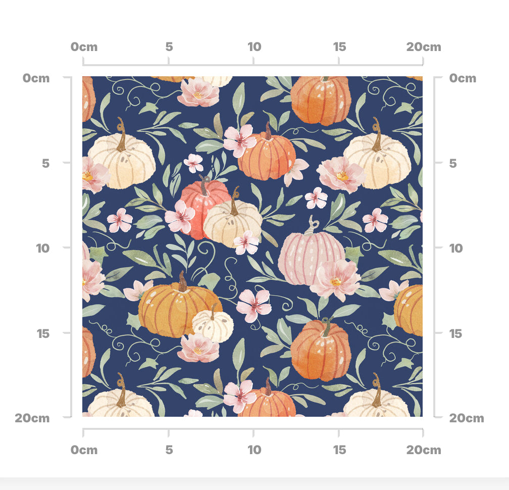 Pumpkin floral (night)
