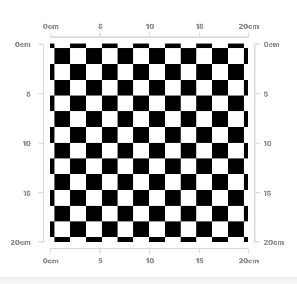 Black and white check