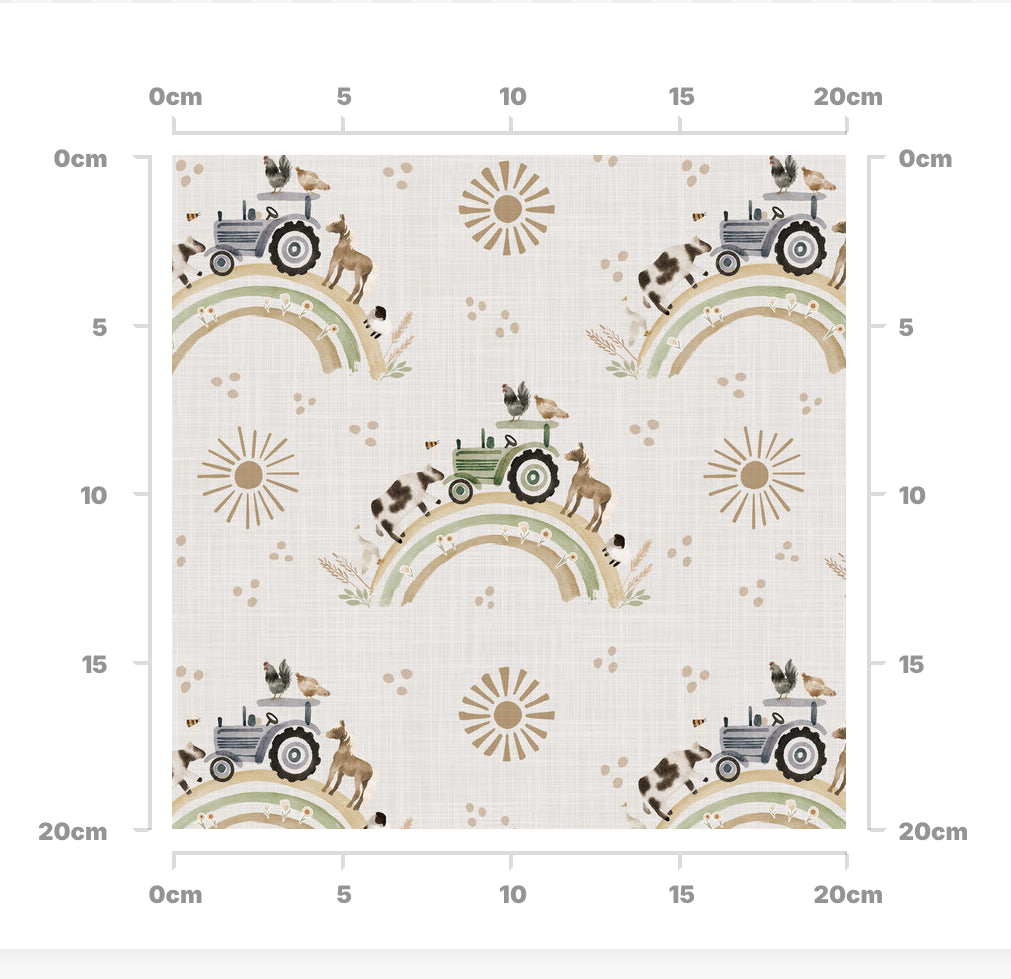 Scandi rainbow tractor