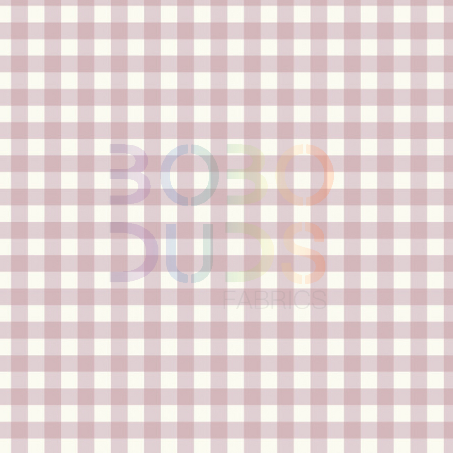 Dusty pink basic gingham