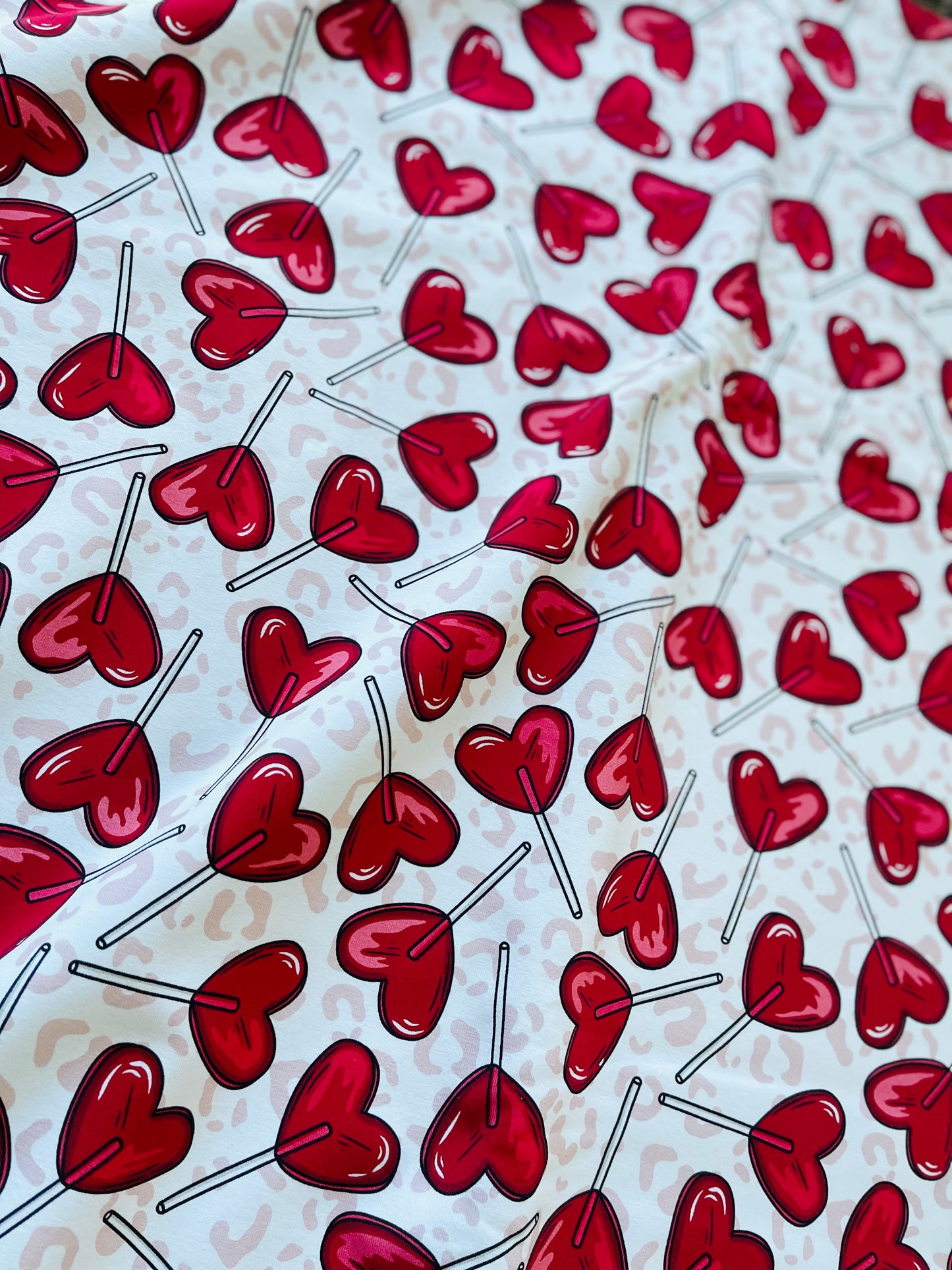 Leopard hearts (in-stock)