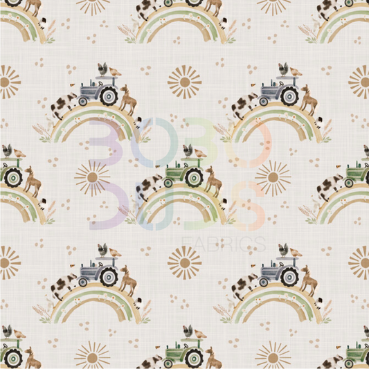 Scandi rainbow tractor