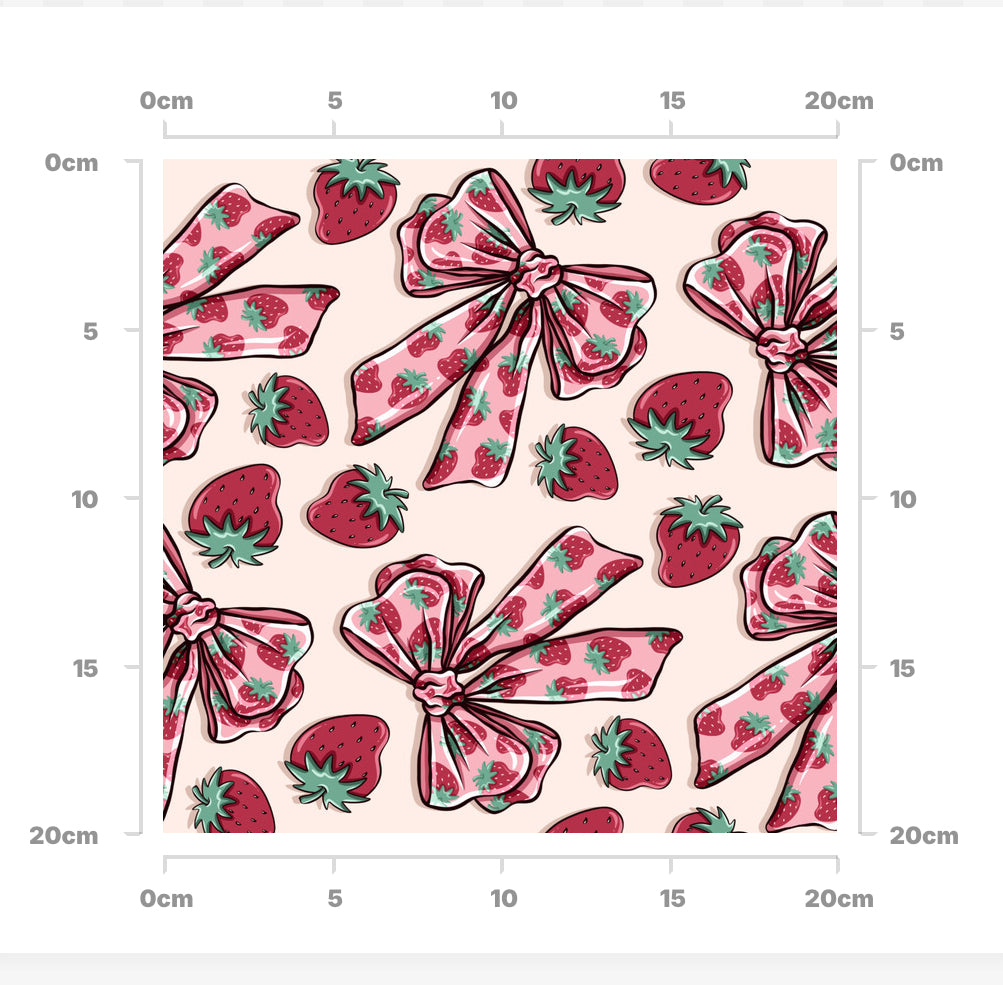 Strawberry bows