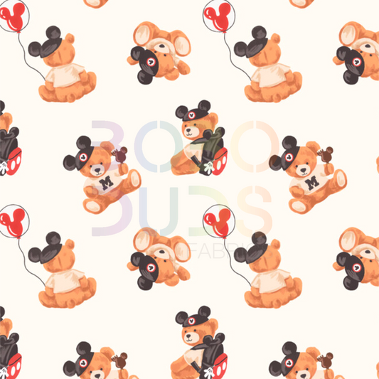 Teddy and mouse