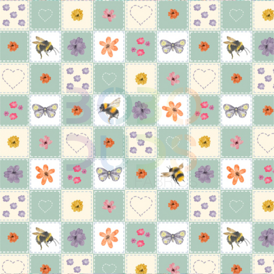 Spring gingham patch