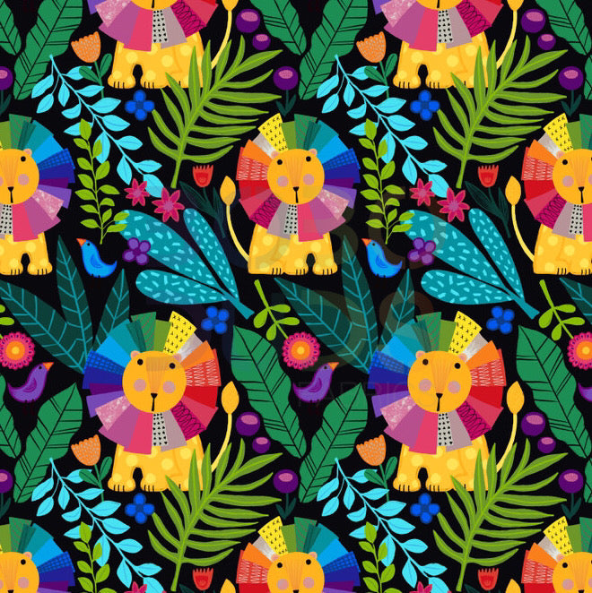 Rainbow lions (black)