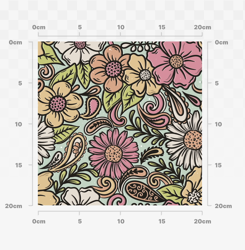 Pastel flowers