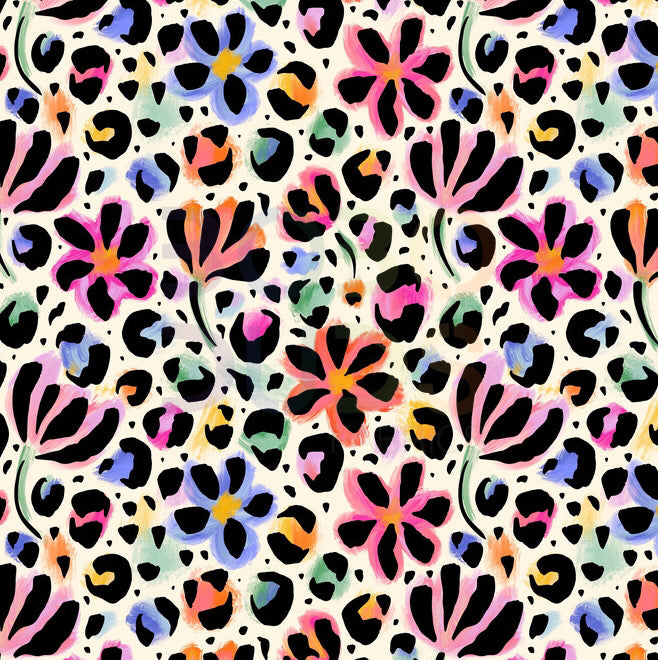 Leopard floral