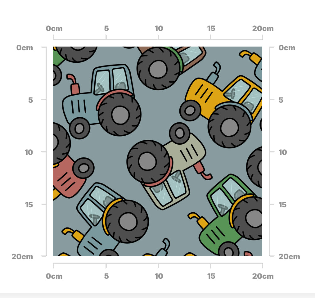 Muted tractors water