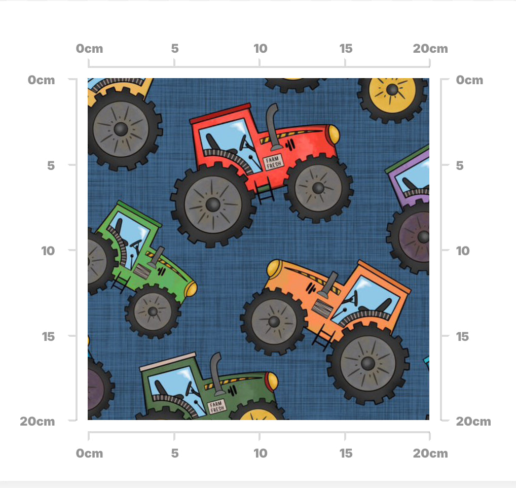 Coloured tractors