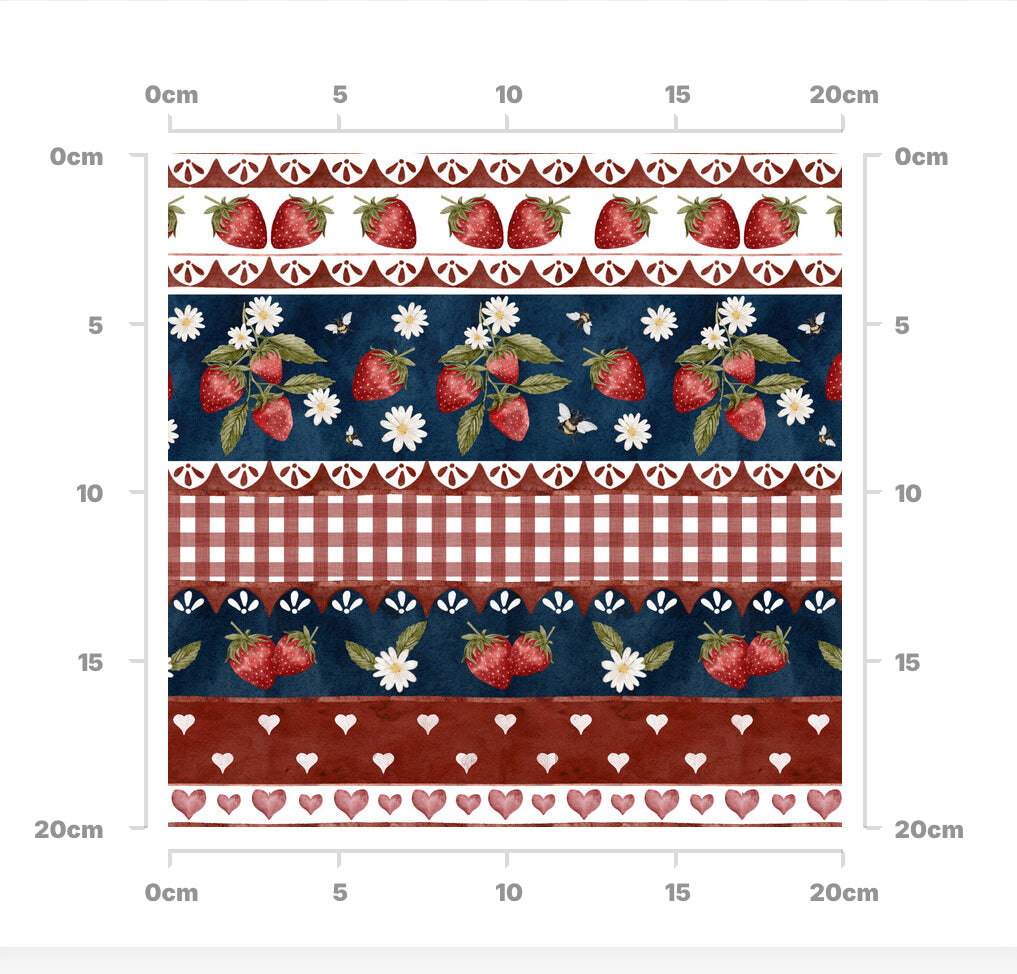 Strawberry gingham