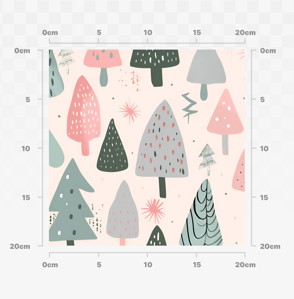 Christmas trees (pink)