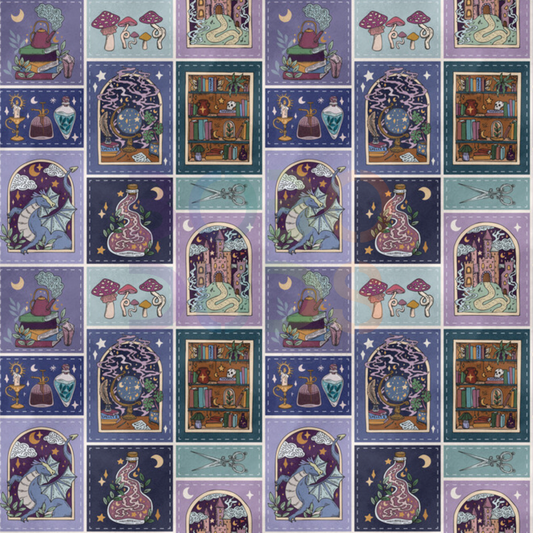 Magic quilt indigo