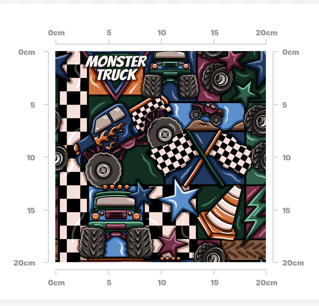 Monster truck patch