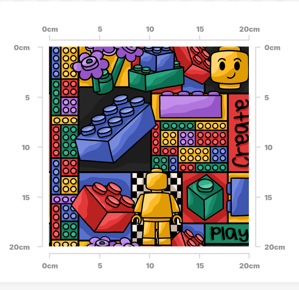 Coloured bricks
