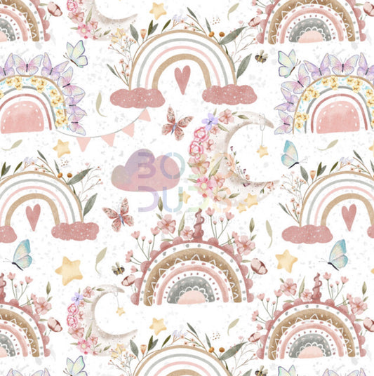 Pretty rainbows (white)