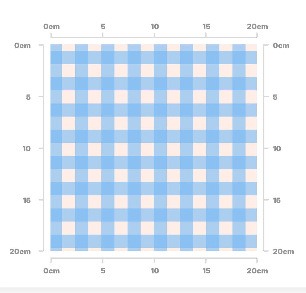 Blue gingham
