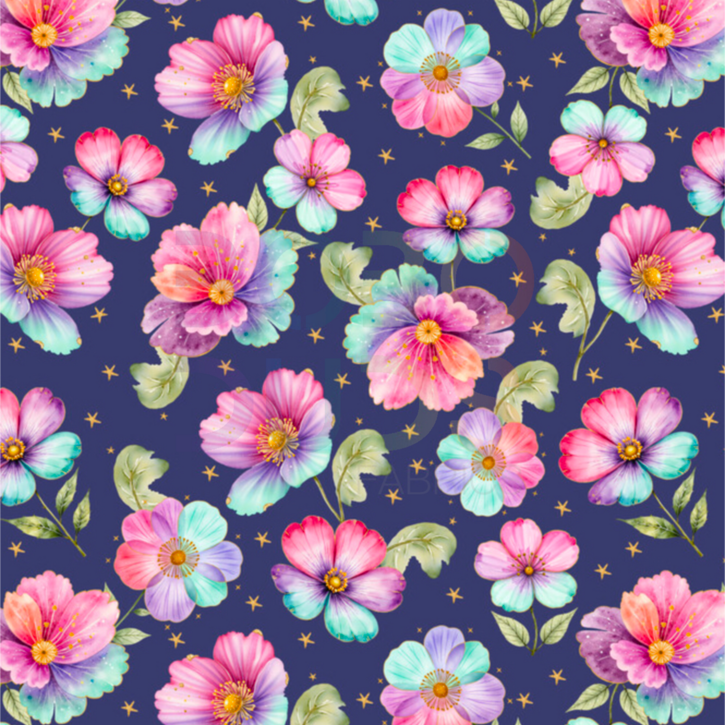 Rainbow flowers (dark)