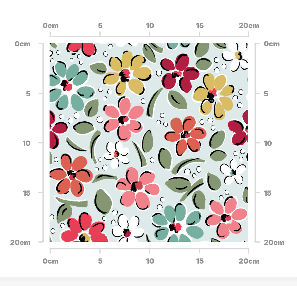 Mint floral