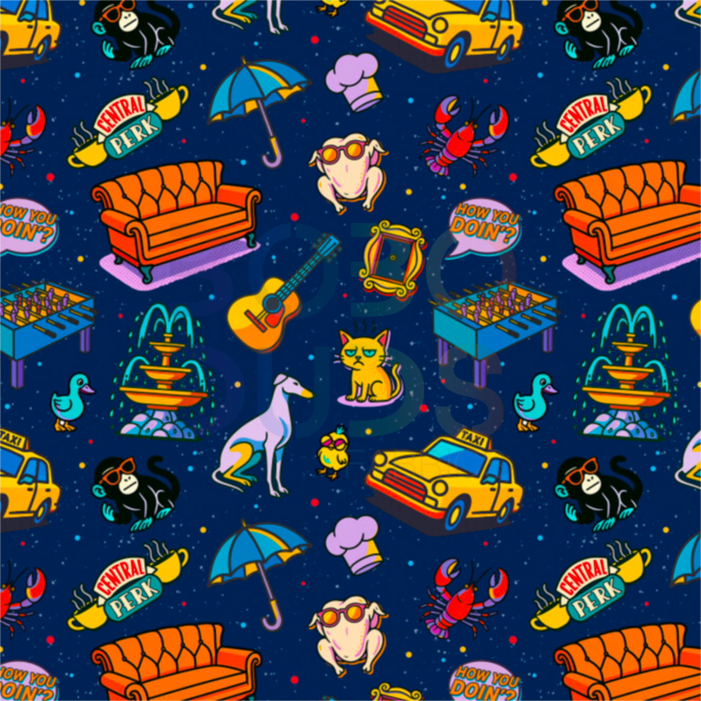 Central perk (navy)