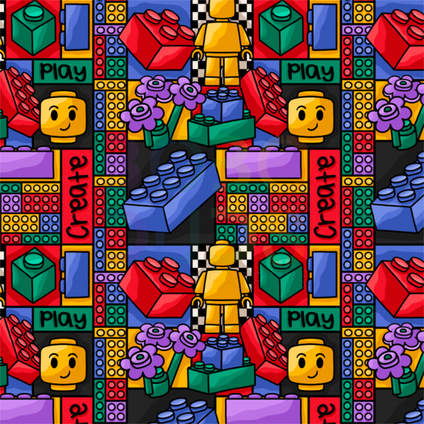 Coloured bricks