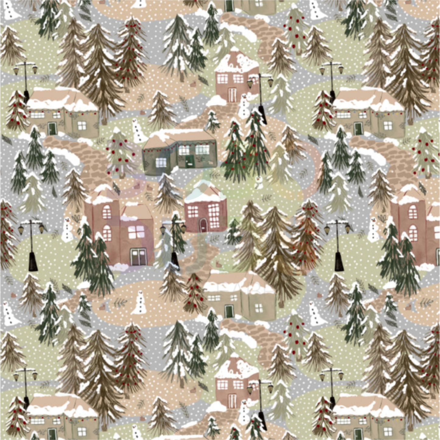 Winter village