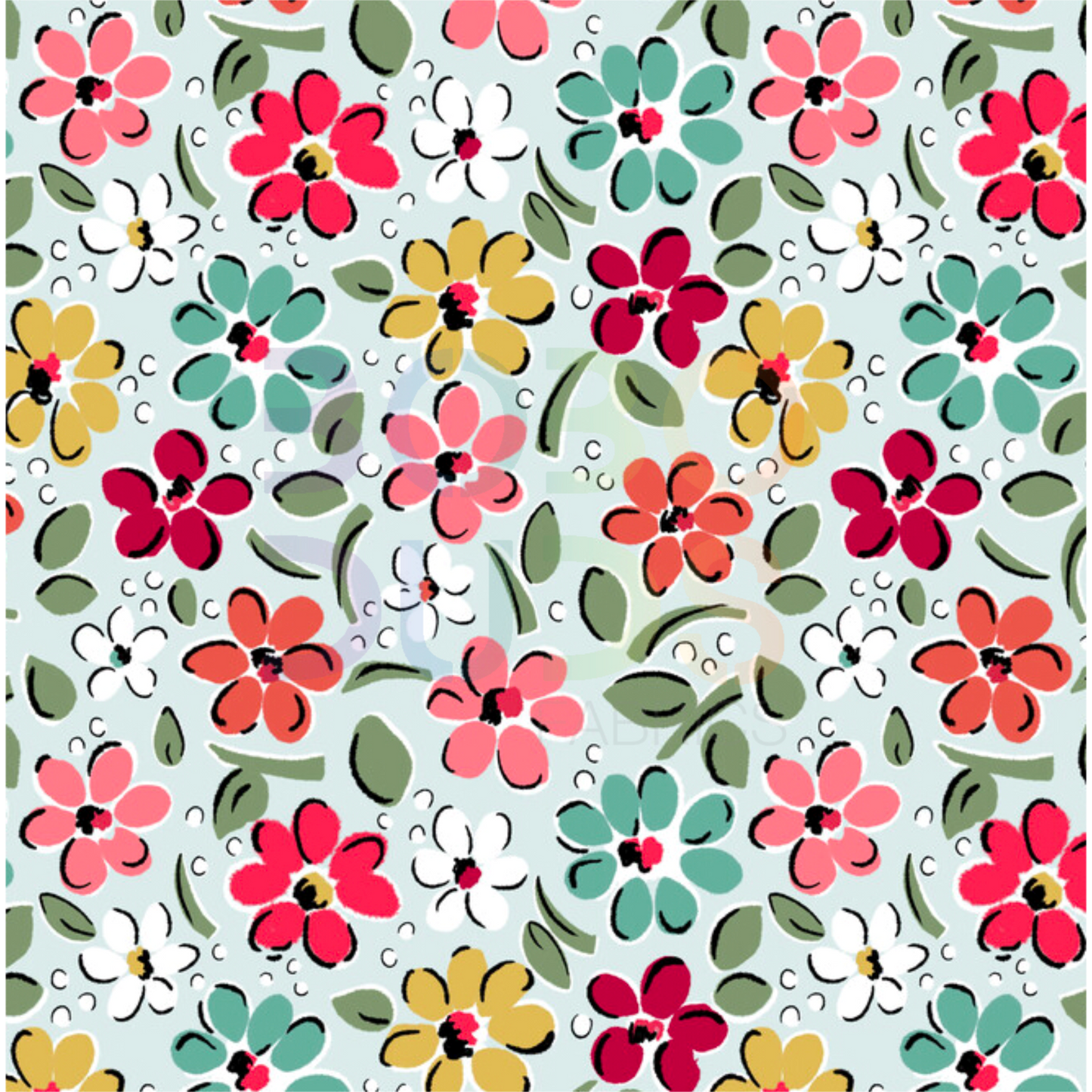 Mint floral