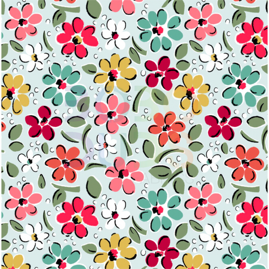 Mint floral