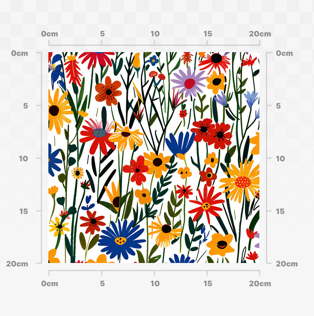 Bold meadow floral
