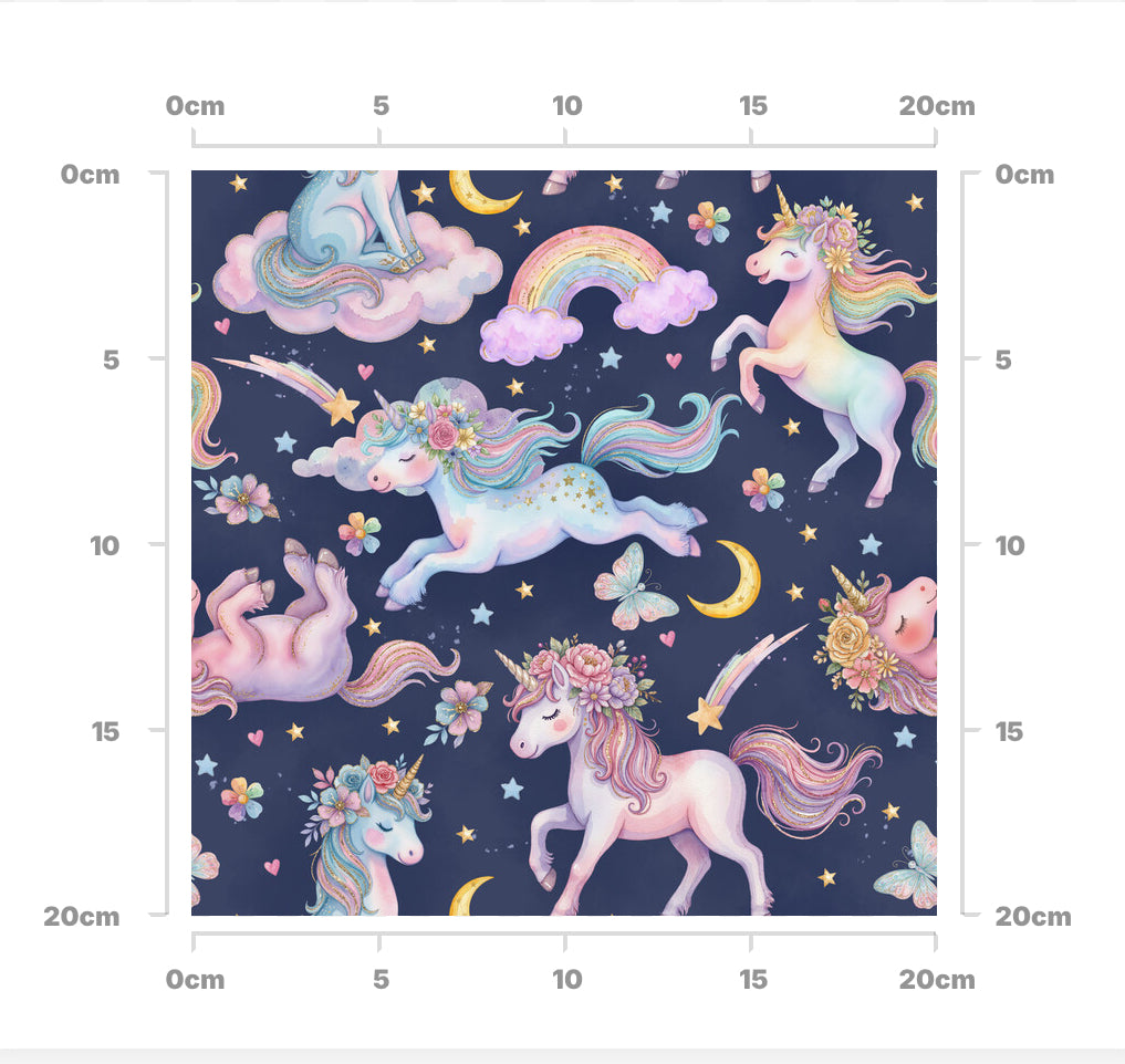 Unicorns at night