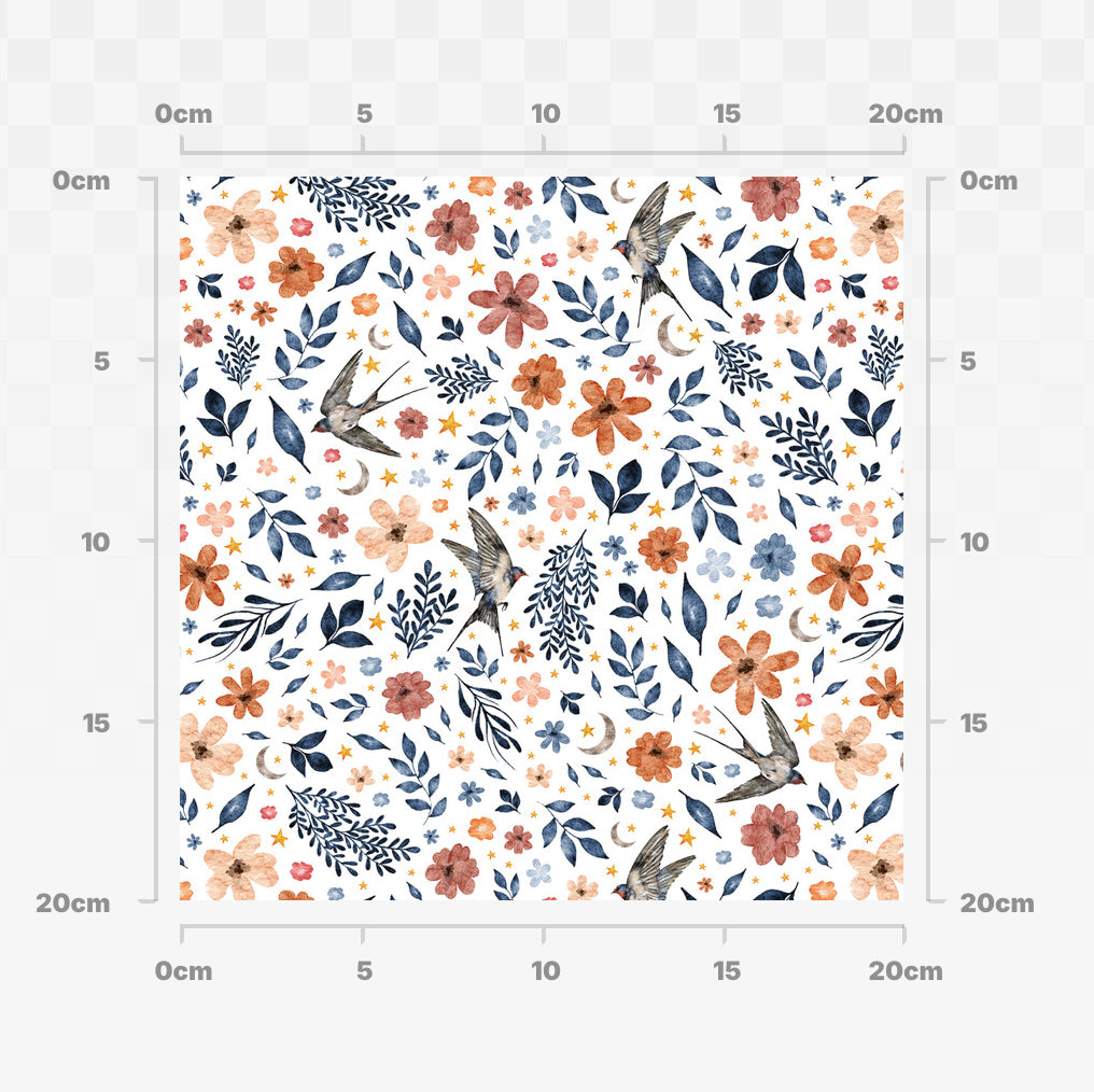 Floral swallows