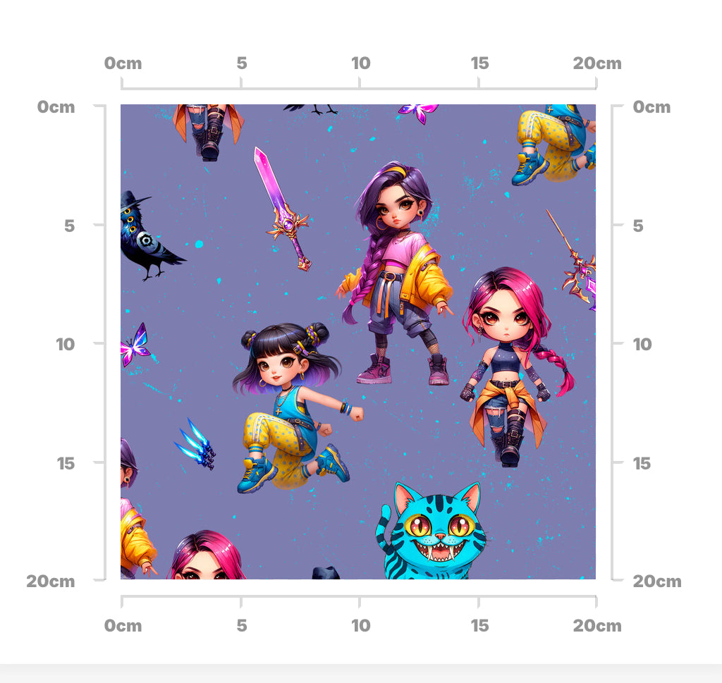 Demon pop stars purple