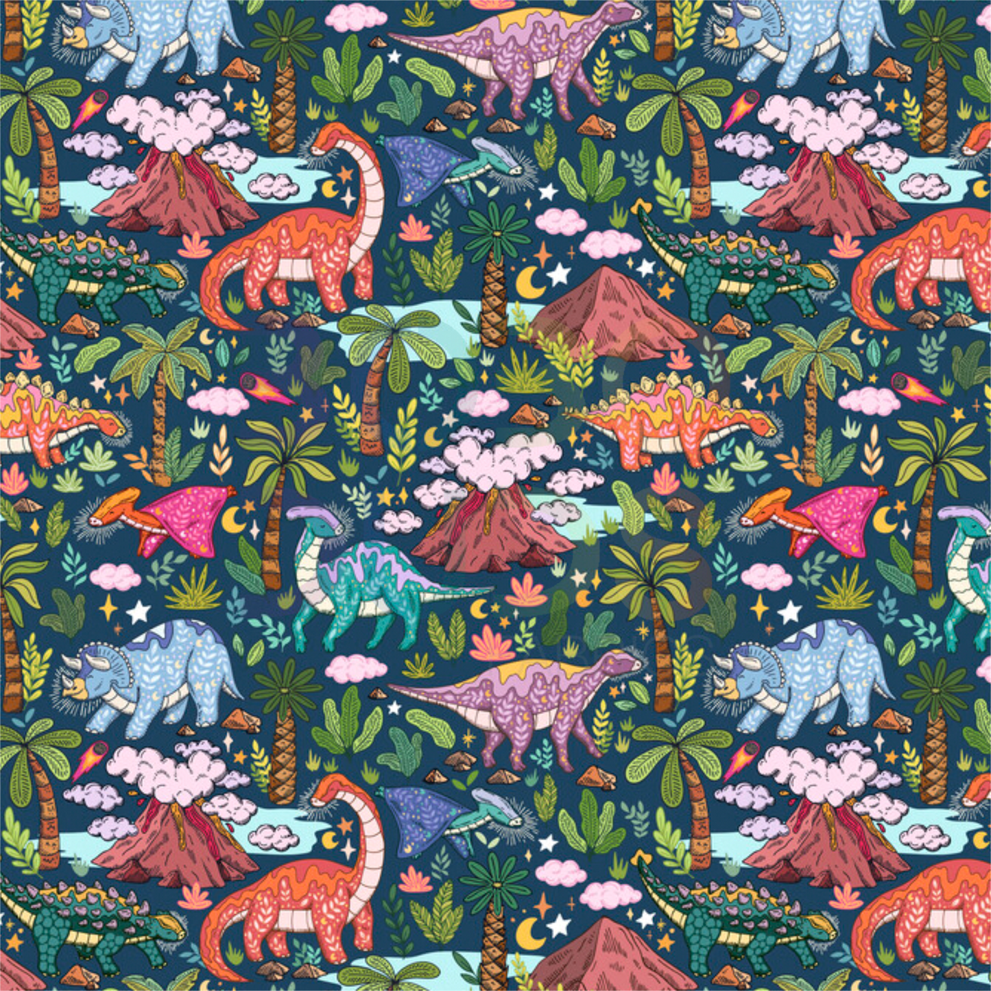 Happy dinos (night)