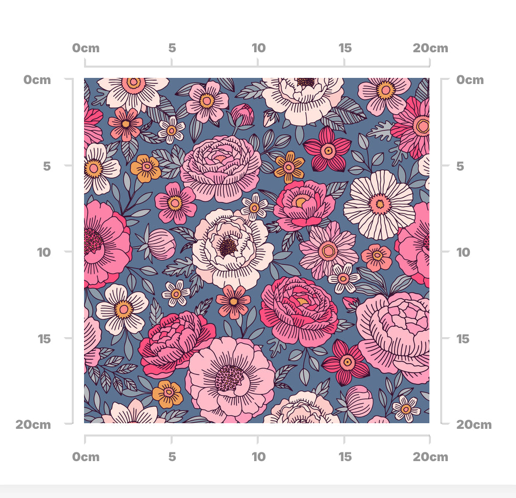 Blooming grace (blue)