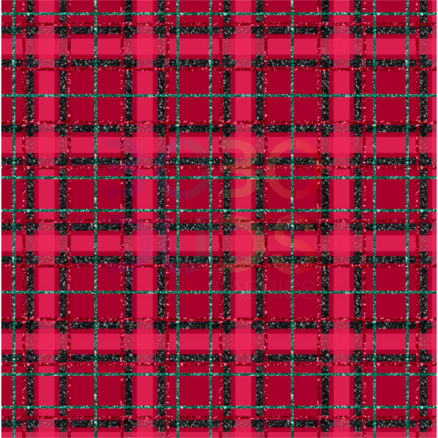 Xmas glitter tartan