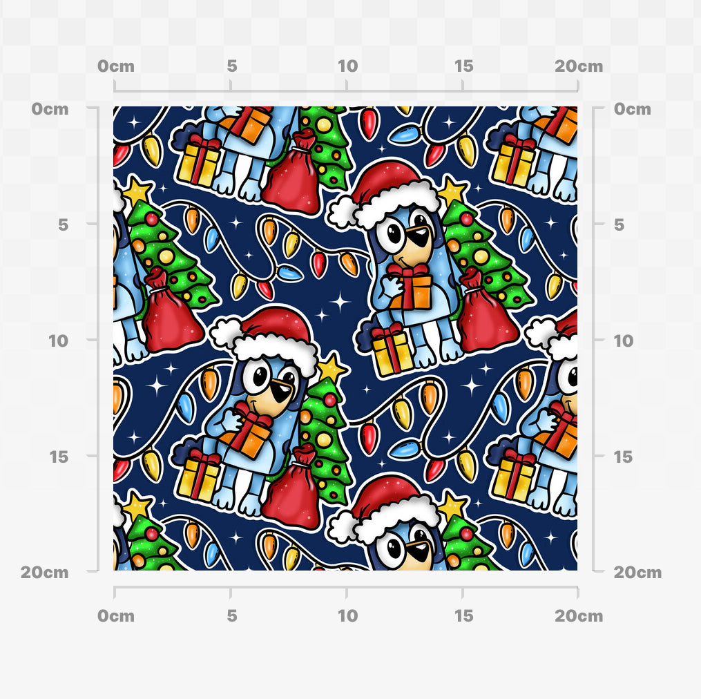 Navy Christmas dog