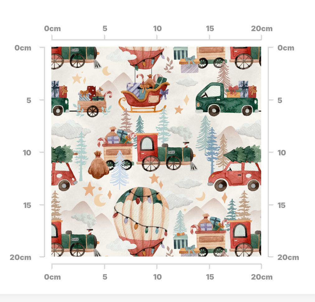 Christmas transport (white)
