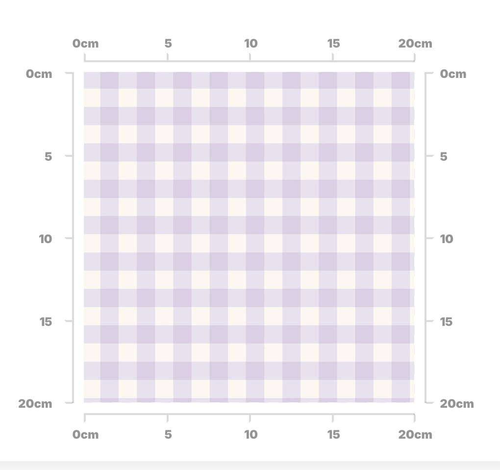 Lavender gingham
