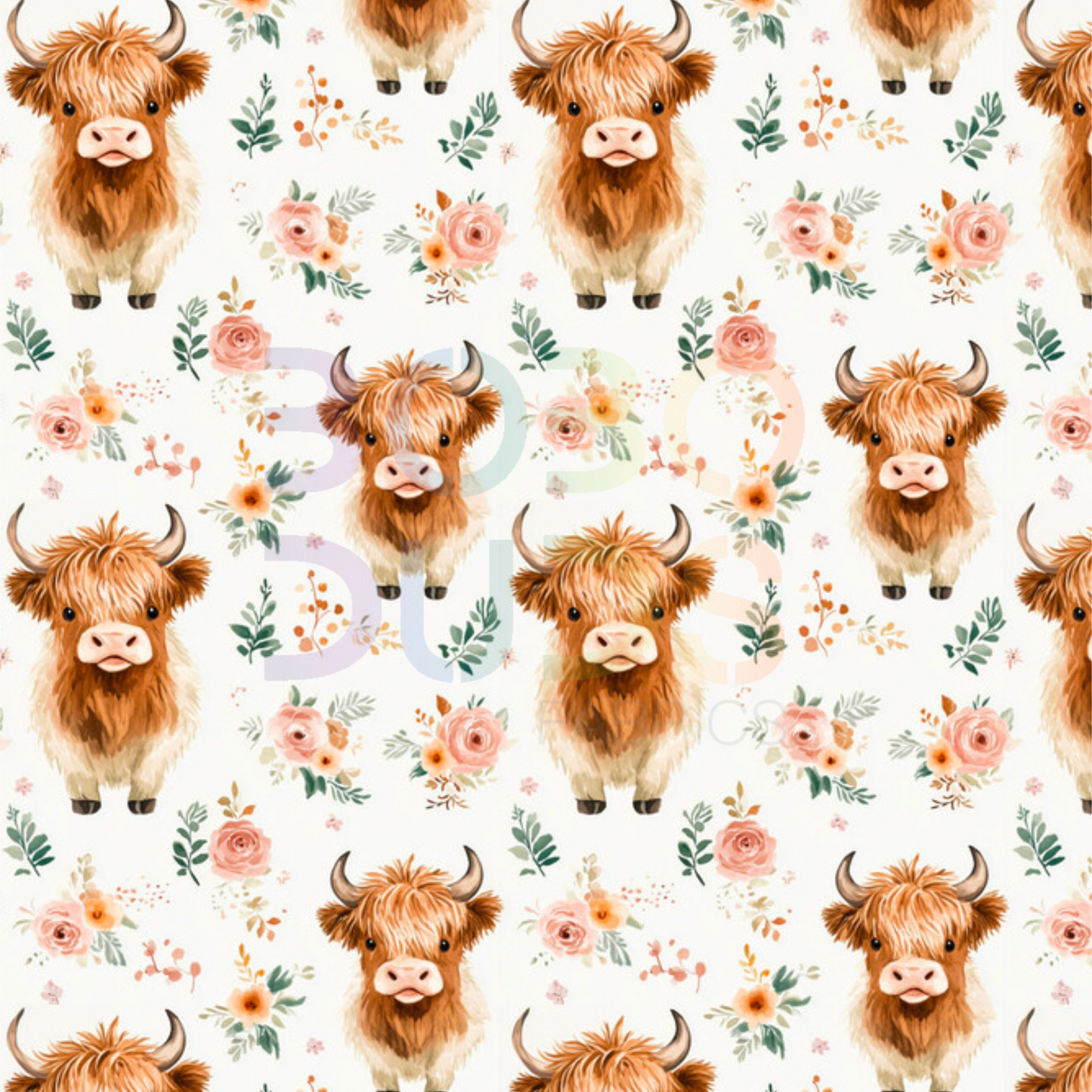 Watercolour cows