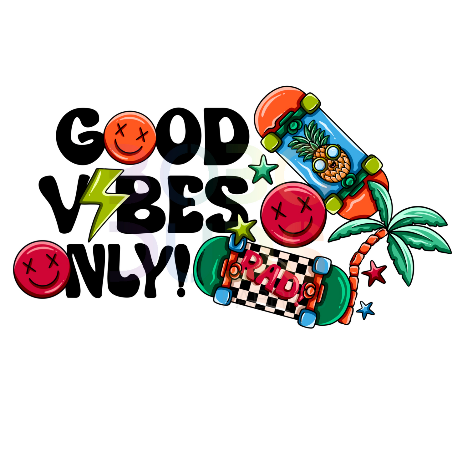 Good vibes only (PNG Transfer)