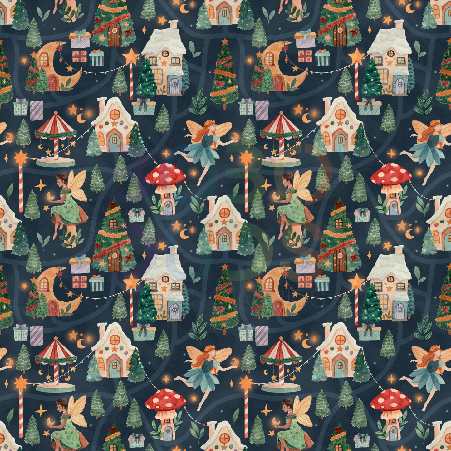 Fairy village (navy)