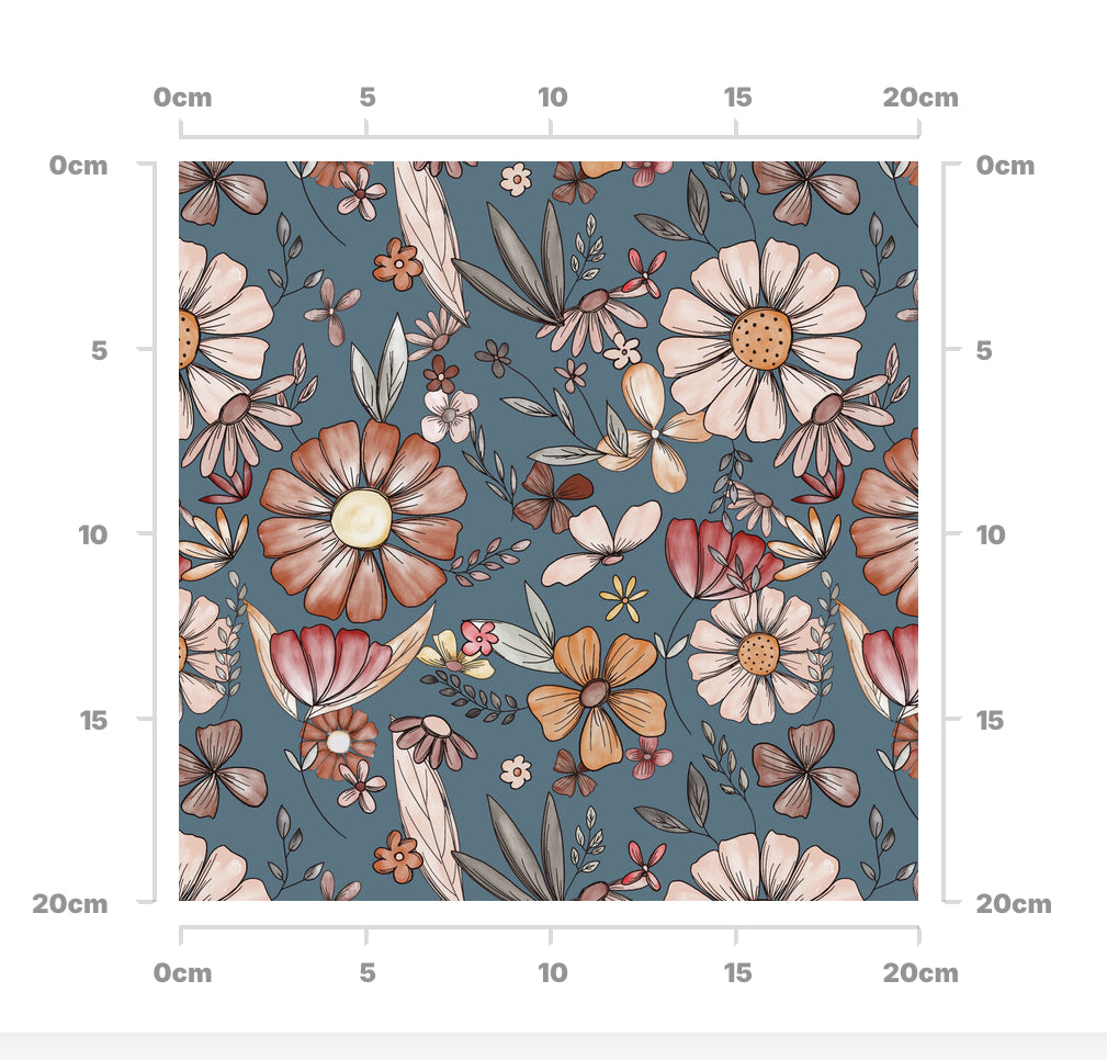 Floral slate