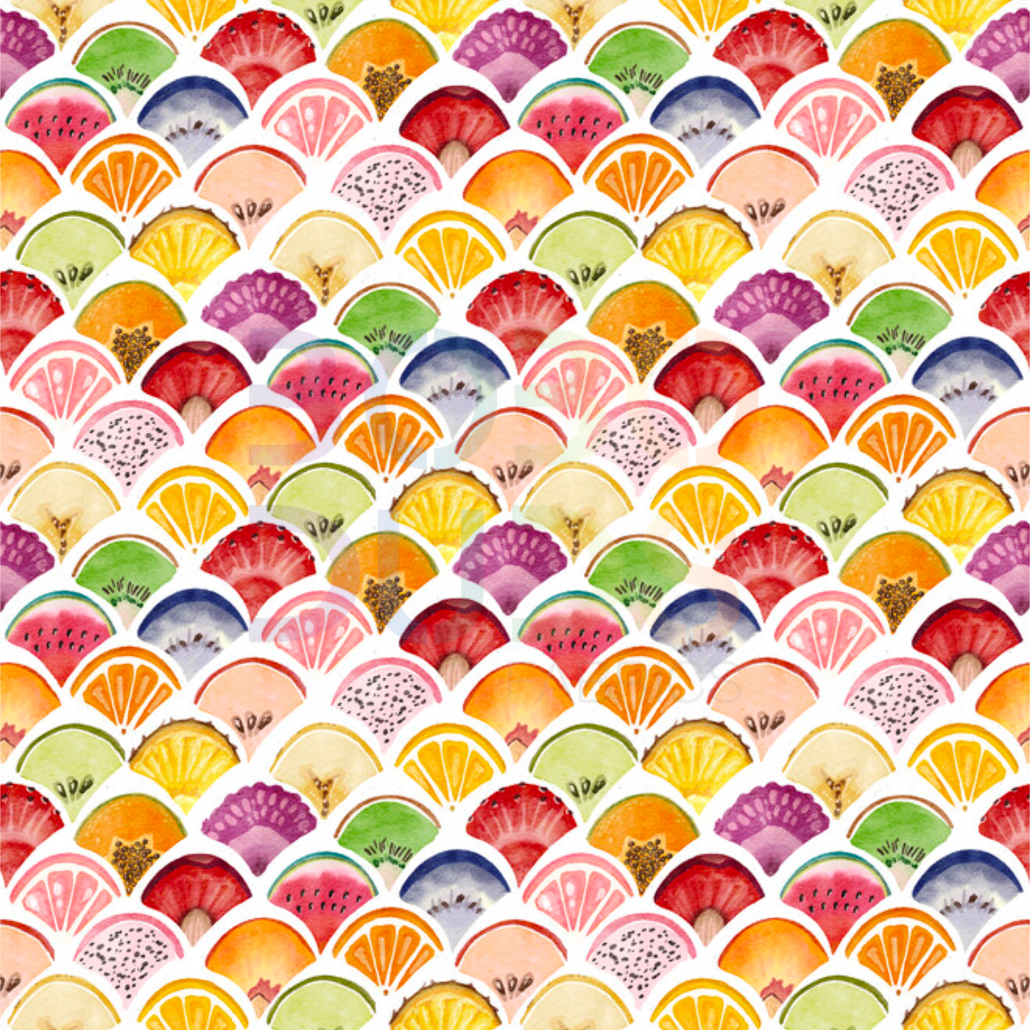 Fruit scallops (white)