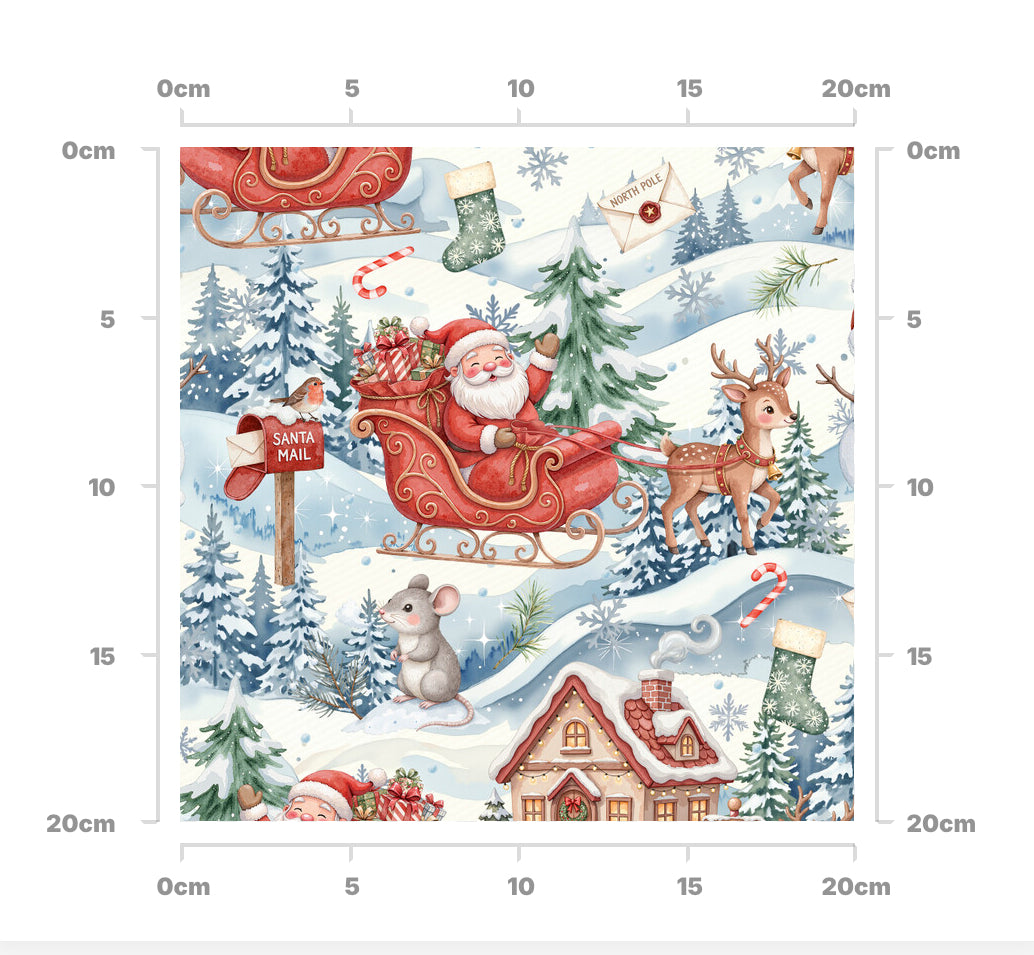 Santa sleighing